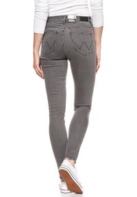 Wrangler - WRANGLER HIGH SKINNY CONCRETE PLAN W27HQG25P 112128112. Stan: podwyższony