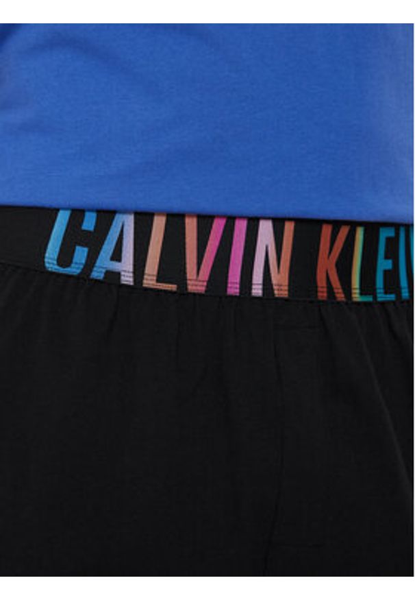 Calvin Klein Underwear Szorty piżamowe 000NM2636E Czarny Regular Fit. Kolor: czarny. Materiał: bawełna