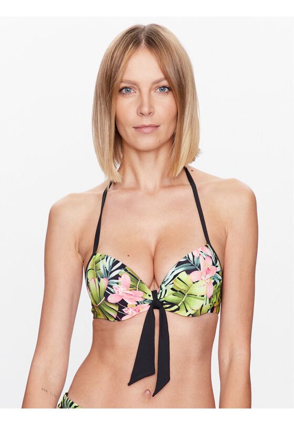 Liu Jo Beachwear Góra od bikini VA3020 J6448 Zielony. Kolor: zielony. Materiał: syntetyk