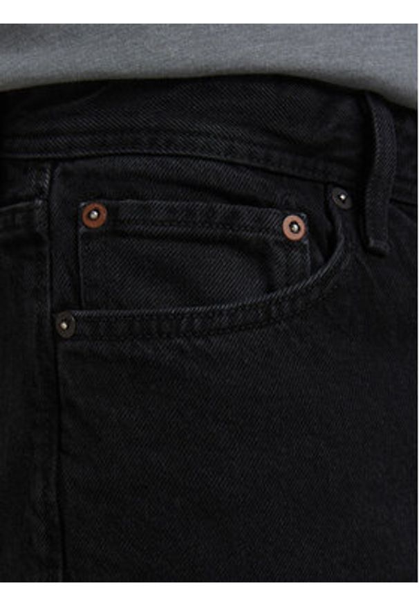 Jack & Jones Jeansy Chris 12168656 Czarny Relaxed Fit. Kolor: czarny