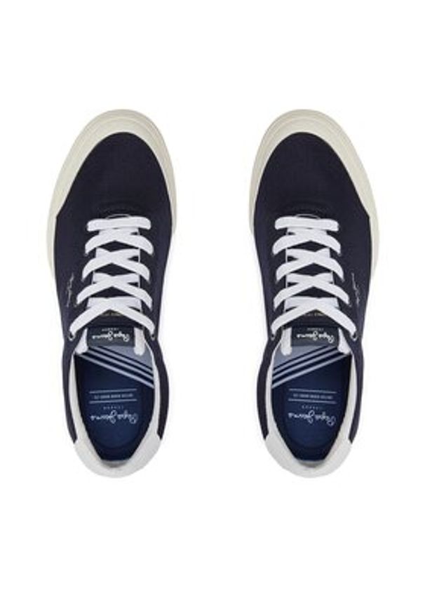 Pepe Jeans Sneakersy Kenton Serie M PMS31041 Granatowy. Kolor: niebieski. Materiał: materiał