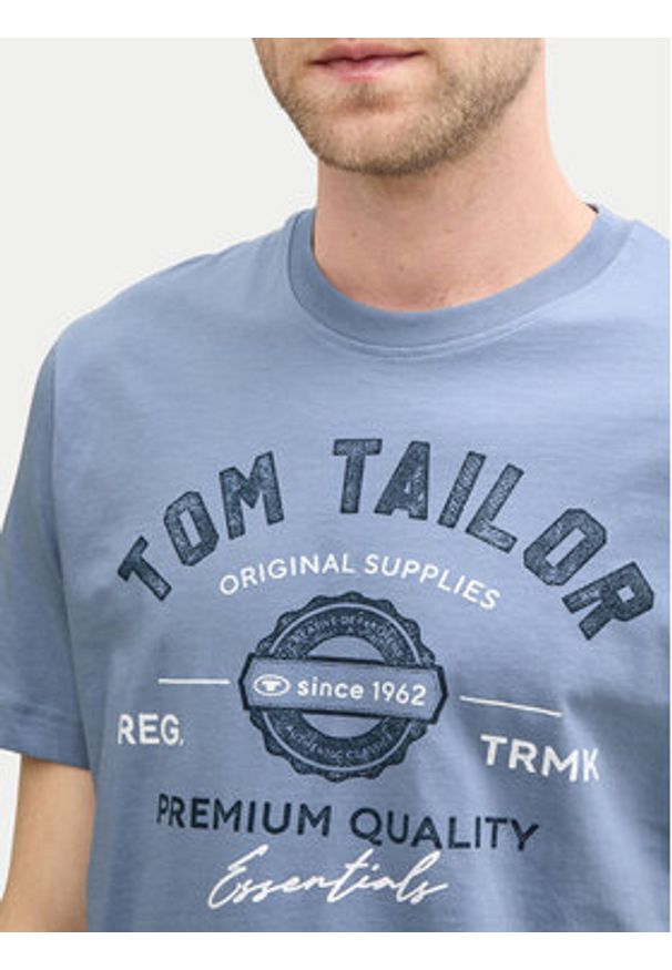 Tom Tailor T-Shirt 1037735 Niebieski Regular Fit. Kolor: niebieski. Materiał: bawełna