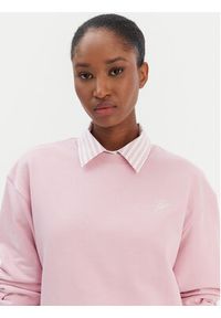 TOMMY HILFIGER - Tommy Hilfiger Bluza Script WW0WW49418 Różowy Regular Fit. Kolor: różowy. Materiał: bawełna #4