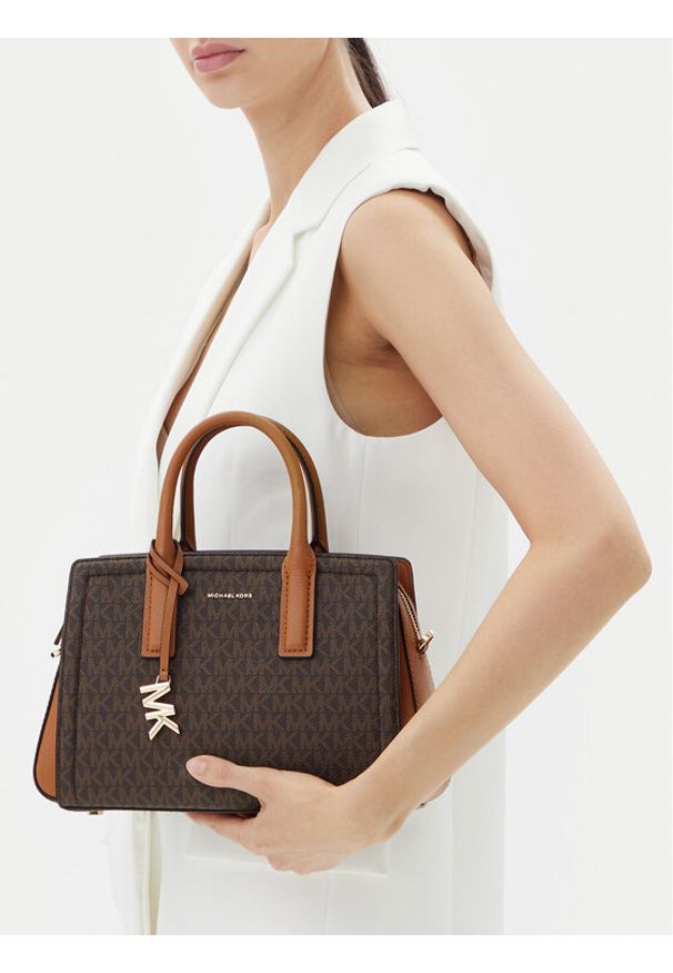 MICHAEL Michael Kors Torebka Laila 30S5G9IS1B Brązowy. Kolor: brązowy