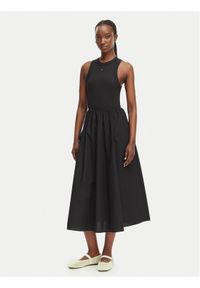 Tommy Jeans Sukienka letnia DW0DW22593 Czarny Regular Fit. Kolor: czarny. Materiał: bawełna. Sezon: lato #1
