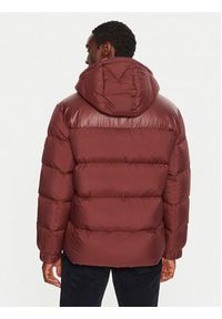 TOMMY HILFIGER - Tommy Hilfiger Kurtka puchowa MW0MW36569 Bordowy Regular Fit. Kolor: czerwony. Materiał: syntetyk #6
