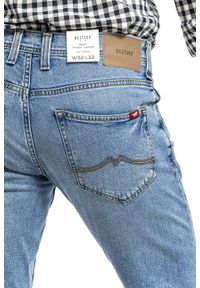 Mustang - MUSTANG OREGON TAPERED MĘSKIE SPODNIE JEANSOWE JEANSY DENIM BLUE 1014040 5000 202. Okazja: na randkę, na co dzień, na spacer. Stan: obniżony. Sezon: lato. Styl: casual, wizytowy, klasyczny, elegancki #4