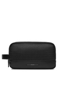 Kosmetyczka Calvin Klein Modern Bar Washbag Mono K50K511265 Black Nano Mono 0GL. Kolor: czarny. Materiał: skóra #1