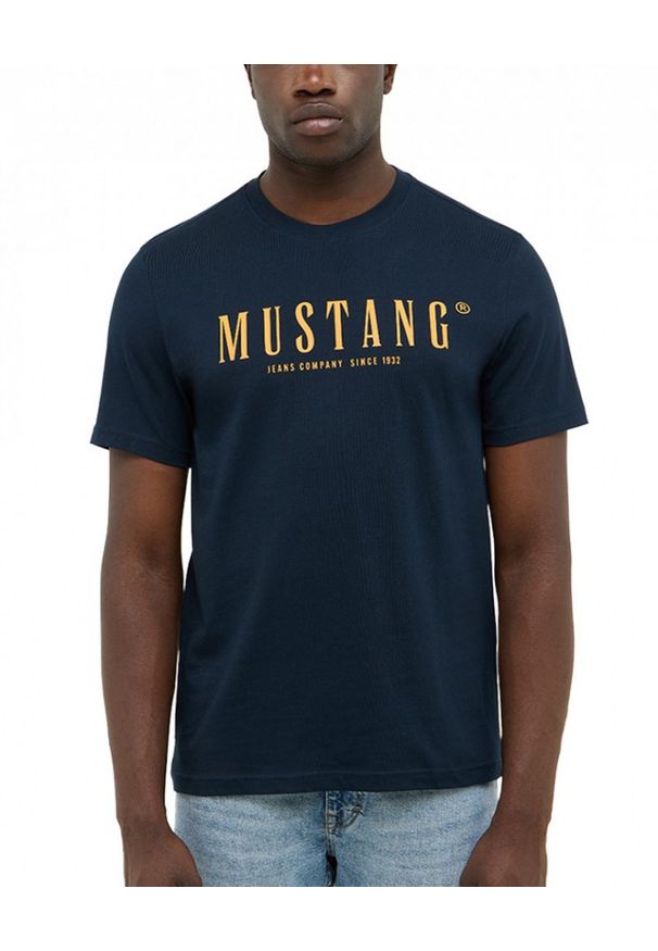 Męski T-Shirt Mustang Style Austin Dark Sapphire 1016853 4136