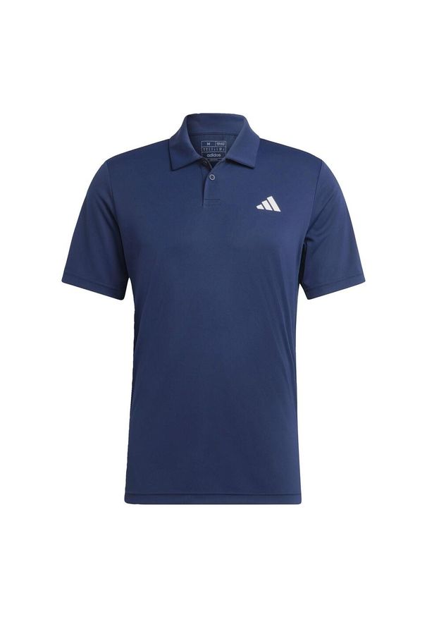 Adidas - Club Tennis Polo Shirt. Typ kołnierza: polo. Kolor: niebieski. Materiał: materiał