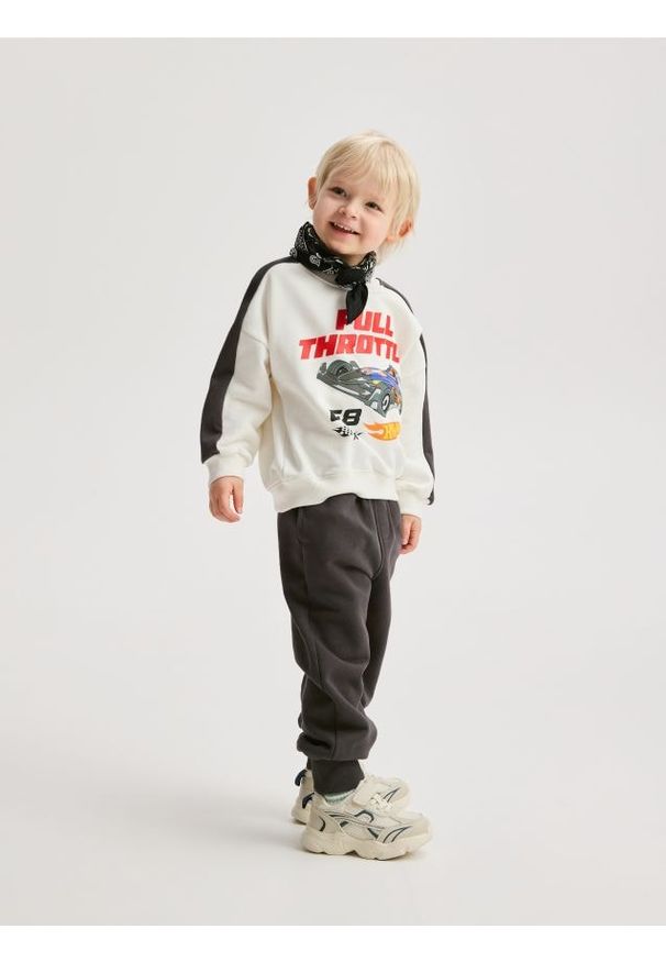 Reserved - Komplet Hot Wheels - ciemnoszary. Kolor: szary. Materiał: dzianina, bawełna