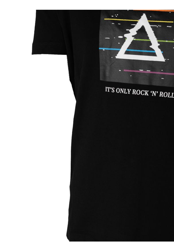 John Richmond T-Shirt | HMP25025TS | Mężczyzna | Czarny. Okazja: na co dzień. Kolor: czarny. Materiał: bawełna. Wzór: nadruk. Styl: casual