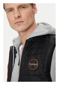 Napapijri Bezrękawnik NP0A4ICR9411 Czarny Regular Fit. Kolor: czarny. Materiał: syntetyk. Długość rękawa: bez rękawów #5