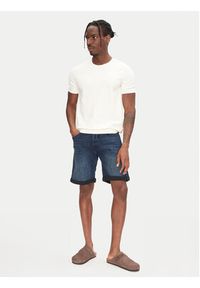 Jack & Jones - Jack&Jones Szorty jeansowe Rick 12269608 Niebieski Regular Fit. Kolor: niebieski. Materiał: bawełna #4