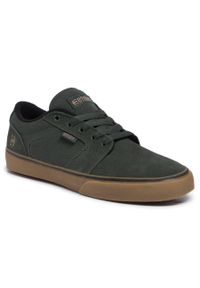 Tenisówki Etnies Barge Ls 4101000351 Green/Gum. Kolor: zielony. Materiał: zamsz, skóra