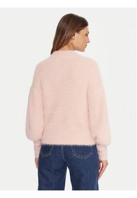 Guess Sweter W4BR25 Z3BH0 Różowy Regular Fit. Kolor: różowy. Materiał: syntetyk