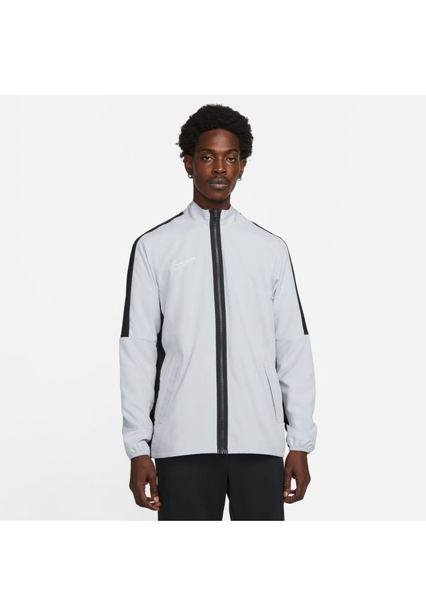 Bluza piłkarska męska Nike Academy 23. Kolor: szary, wielokolorowy. Sport: piłka nożna