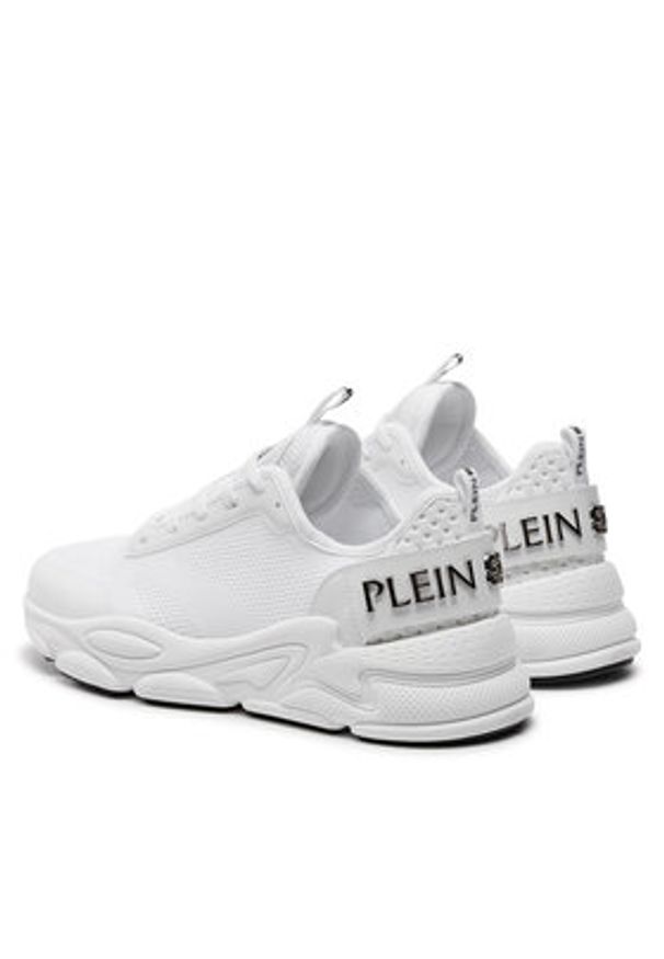 Plein Sport Sneakersy UADS USC0608 STE003N Biały. Kolor: biały. Materiał: materiał