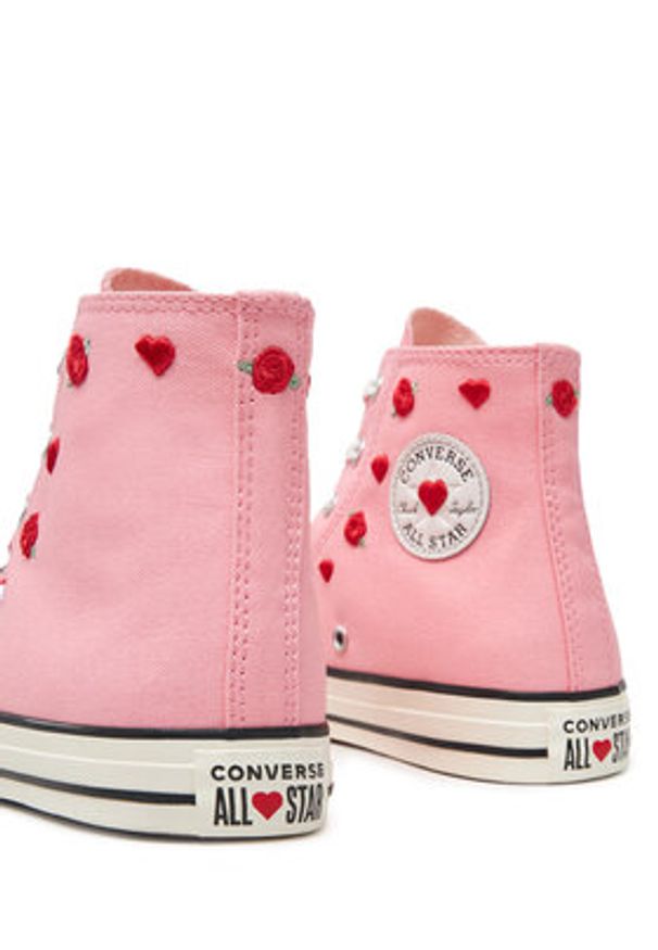 Converse Trampki Chuck Taylor All Star Valentine'S Day A12624C Różowy. Kolor: różowy. Materiał: materiał
