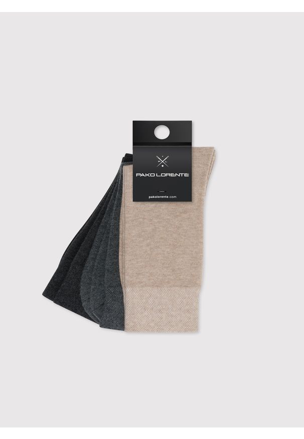 Pako Lorente - Zestaw 3 par skarpet za kostkę. Materiał: poliester, elastan, bawełna