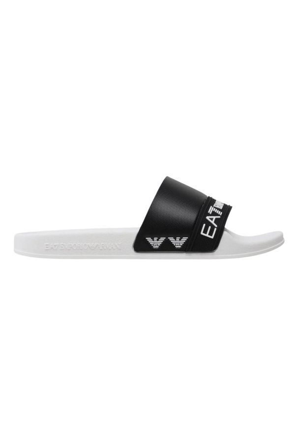 EA7 Emporio Armani - EA7 EMPORIO ARMANI Czarne klapki, Rozmiar 41. Kolor: biały