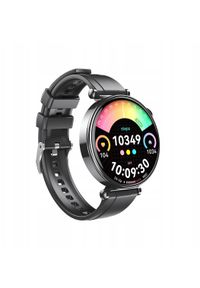 NoName - XO smartwatch GT4 Mini Amoled czarny. Rodzaj zegarka: smartwatch. Kolor: czarny #1
