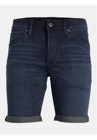 Jack & Jones - Jack&Jones Szorty jeansowe Rick 12252178 Niebieski Regular Fit. Kolor: niebieski. Materiał: bawełna #8