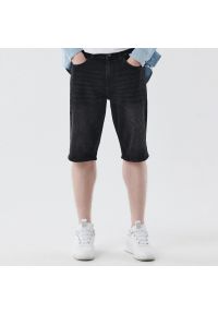 Cropp - Czarne jeansowe szorty - Czarny. Kolor: czarny. Materiał: jeans #1
