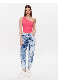 Calvin Klein Jeans Top J20J220788 Różowy Slim Fit. Kolor: różowy. Materiał: syntetyk #4