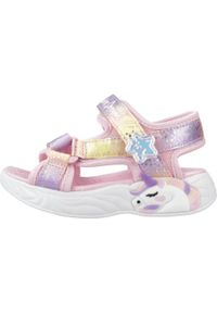 skechers - Sandały SKECHERS 302682N Rose. Kolor: różowy. Materiał: materiał, syntetyk. Szerokość cholewki: normalna. Sport: fitness, pływanie, turystyka piesza #2