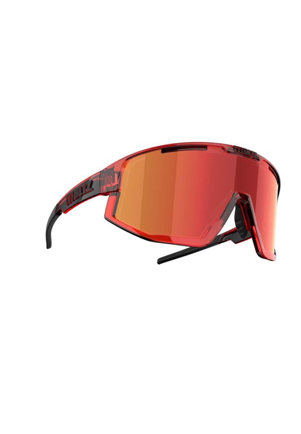 BLIZ - Okulary przeciwsłoneczne rowerowe dla dorosłych Bliz Fusion Transparent Red. Kolor: brązowy