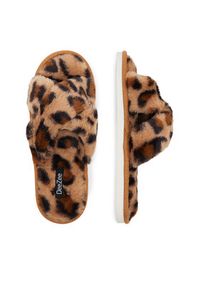 DeeZee Kapcie VT2478 Brązowy. Kolor: brązowy. Materiał: materiał #2