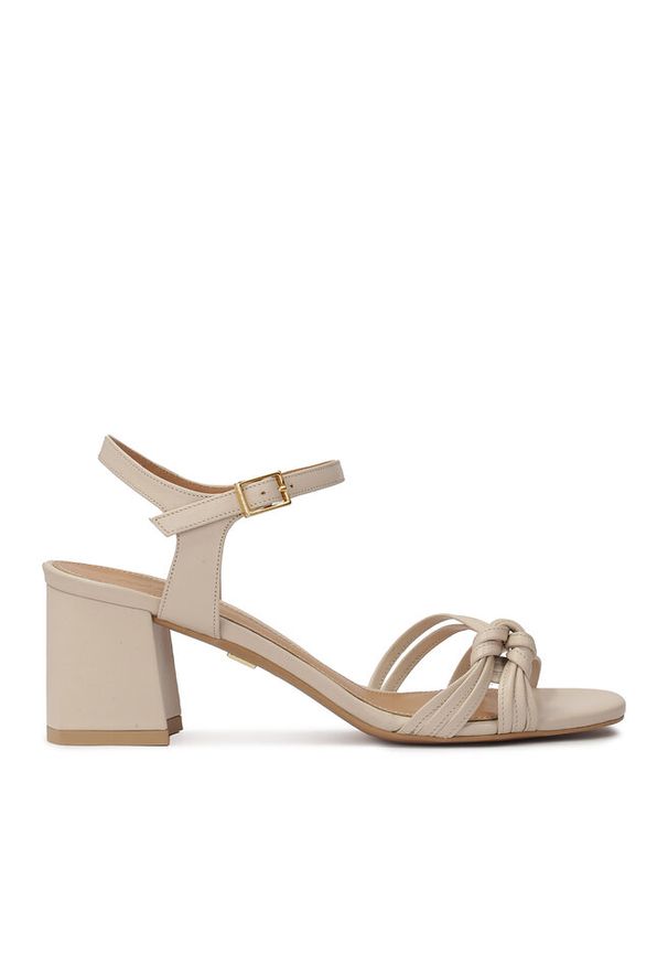 Sandały Kazar. Kolor: beżowy