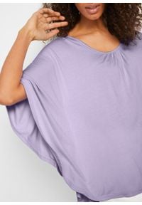 Shirt "nietoperz" bonprix fiołkowy bez. Kolor: fioletowy #2