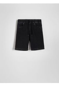 Reserved - Jeansowe szorty jogger - szary. Kolor: szary. Materiał: jeans #1