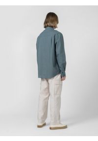 outhorn - Spodnie tkaninowe cargo męskie - beżowe. Kolor: beżowy. Materiał: tkanina #6