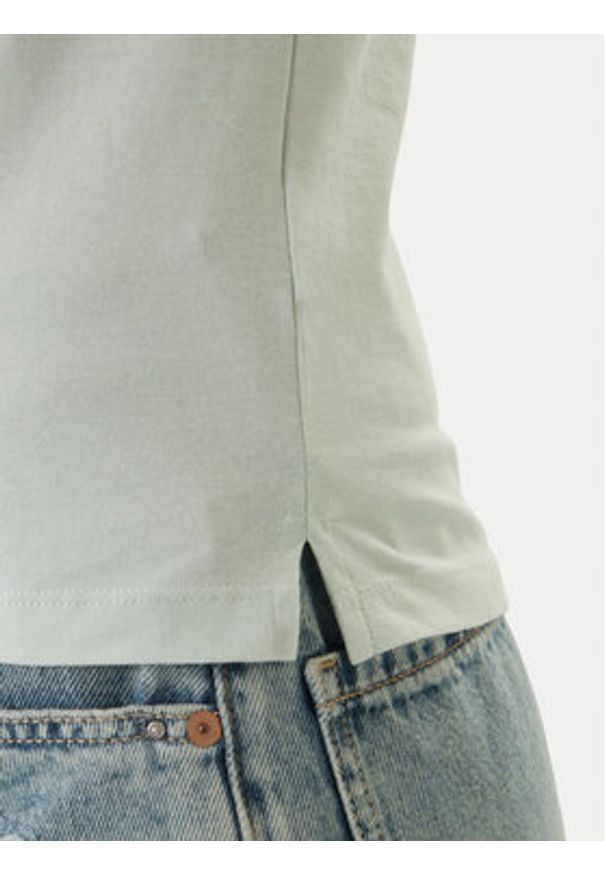 Guess T-Shirt W1YI1B I3Z14 Zielony Regular Fit. Kolor: zielony. Materiał: bawełna