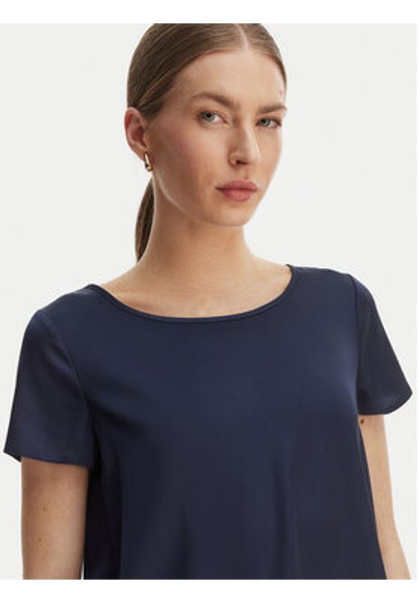 Rinascimento Bluzka CFC0127880003 Granatowy Regular Fit. Kolor: niebieski. Materiał: syntetyk