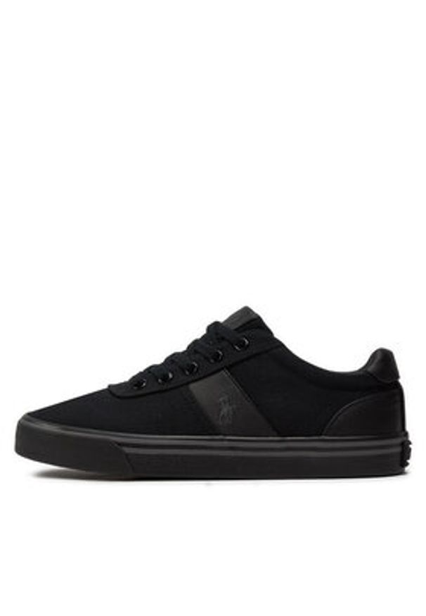 Polo Ralph Lauren Tenisówki Hanford A85 Y2139 C0225 W020K 816176919C43 Czarny. Kolor: czarny. Materiał: materiał