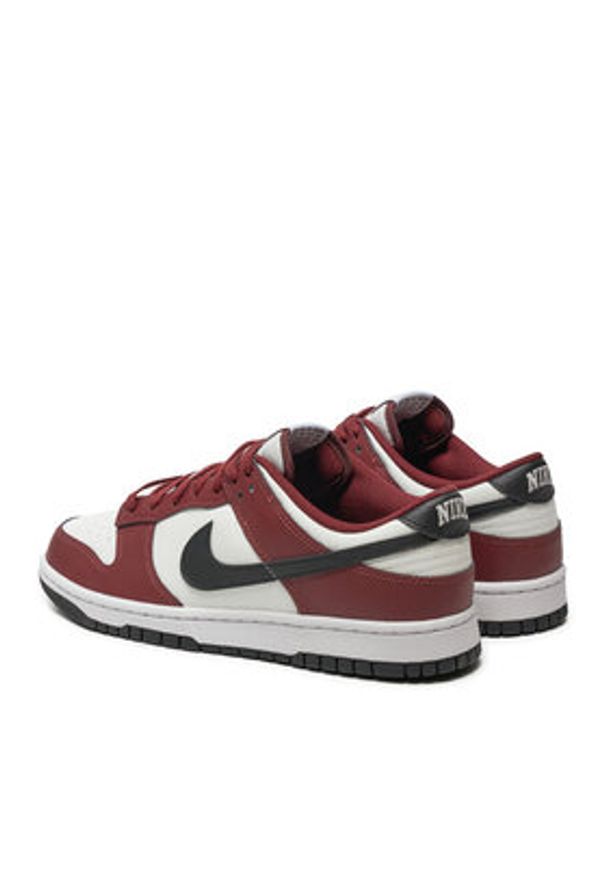 Nike Sneakersy Dunk Low FZ4616 600 Bordowy. Kolor: czerwony. Materiał: skóra