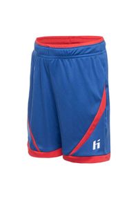 Huari - Shorty Dziecięce Platense II. Kolor: niebieski, wielokolorowy, czarny. Styl: sportowy. Sport: turystyka piesza #1