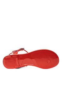Sandały damskie czerwone Love Moschino JA16171G0EI32500. Kolor: czerwony. Wzór: kolorowy