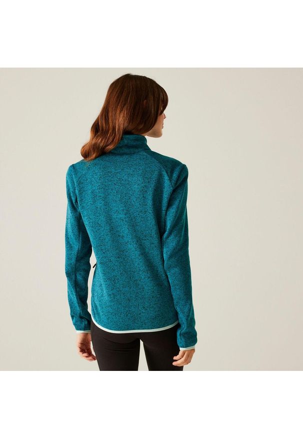 Regatta - Damski polar Newhill II z pełnym zamkiem błyskawicznym. Kolor: fioletowy. Materiał: polar