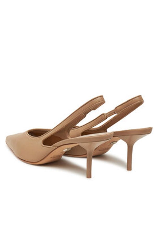 Max Mara Czółenka 2514521052600 Brązowy. Kolor: brązowy. Materiał: skóra