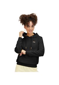 Bluza damska Fila Bruchsal. Typ kołnierza: kaptur. Kolor: biały, wielokolorowy, czarny. Materiał: bawełna