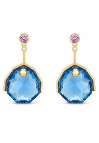 Swarovski Kolczyki Gema 5737449 Niebieski. Materiał: metalowe. Kolor: niebieski #1