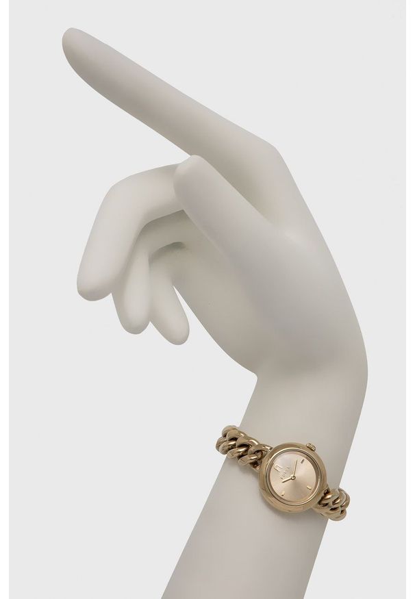 Furla Zegarek damski. Kolor: złoty. Materiał: materiał