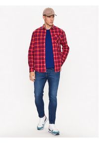 Tommy Jeans Koszula Small Check DM0DM16608 Czerwony Regular Fit. Kolor: czerwony. Materiał: bawełna #5