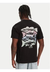 Hunter T-Shirt Raasay Graphic HARM0034251 Czarny Regular Fit. Kolor: czarny. Materiał: bawełna #3