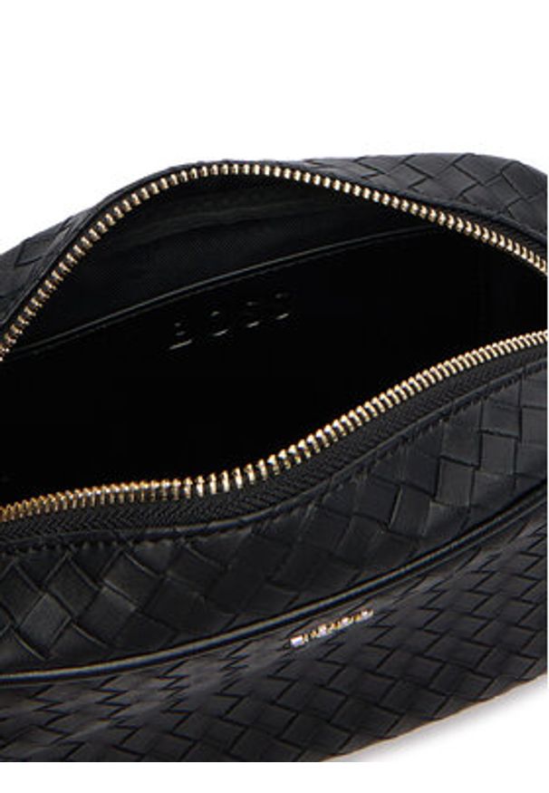 BOSS Torebka 50558012 Czarny. Kolor: czarny. Materiał: skórzane